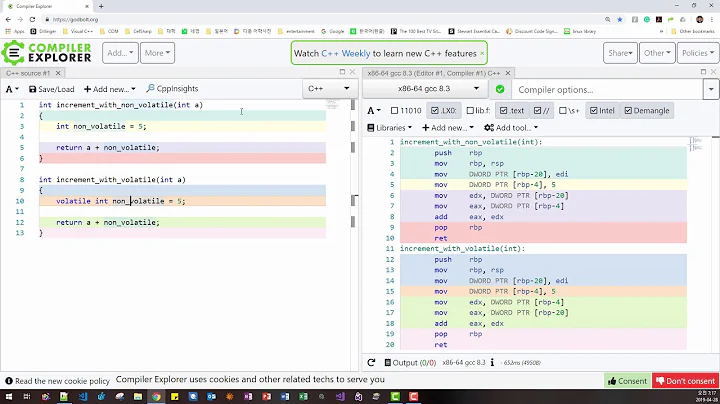 (Requested Video) What does keyword volatile mean in C/C++