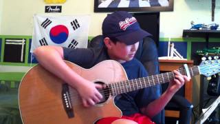 Video thumbnail of "Ed Sheeran - The A Team - Fingerstyle Acoustic Guitar - Kelly Valleau Cover"