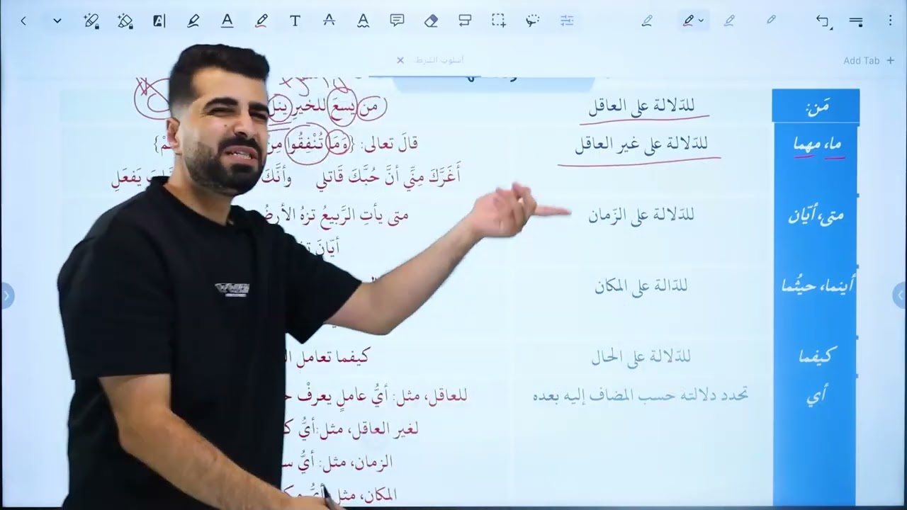 شرح قاعدة أسلوب الشرط - منهاج اللغة العربية للصف العاشر - المنهاج الجديد _ أمية المومني