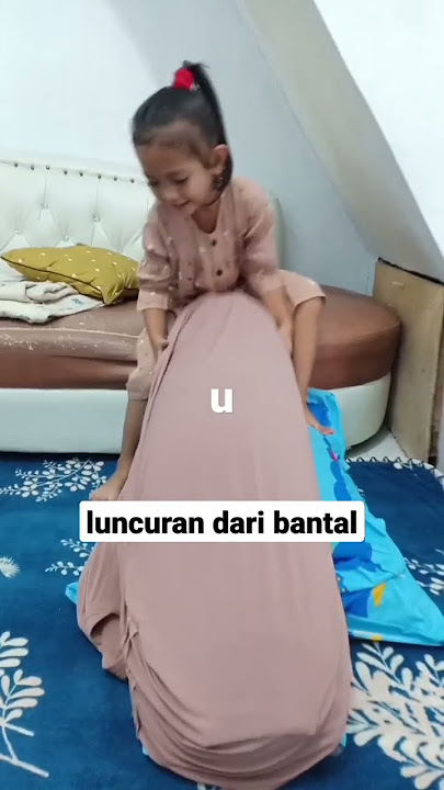 luncuran dari bantal #laguanakanak #bermain
