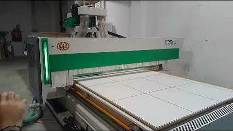 EA48-F-2137 cnc nesting machine with loading and unloading platform