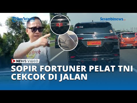 Pernyataan Mabes Soal Pengemudi Fortuner Pelat TNI yang Cekcok di Jalan, Ternyata Kedaluwarsa