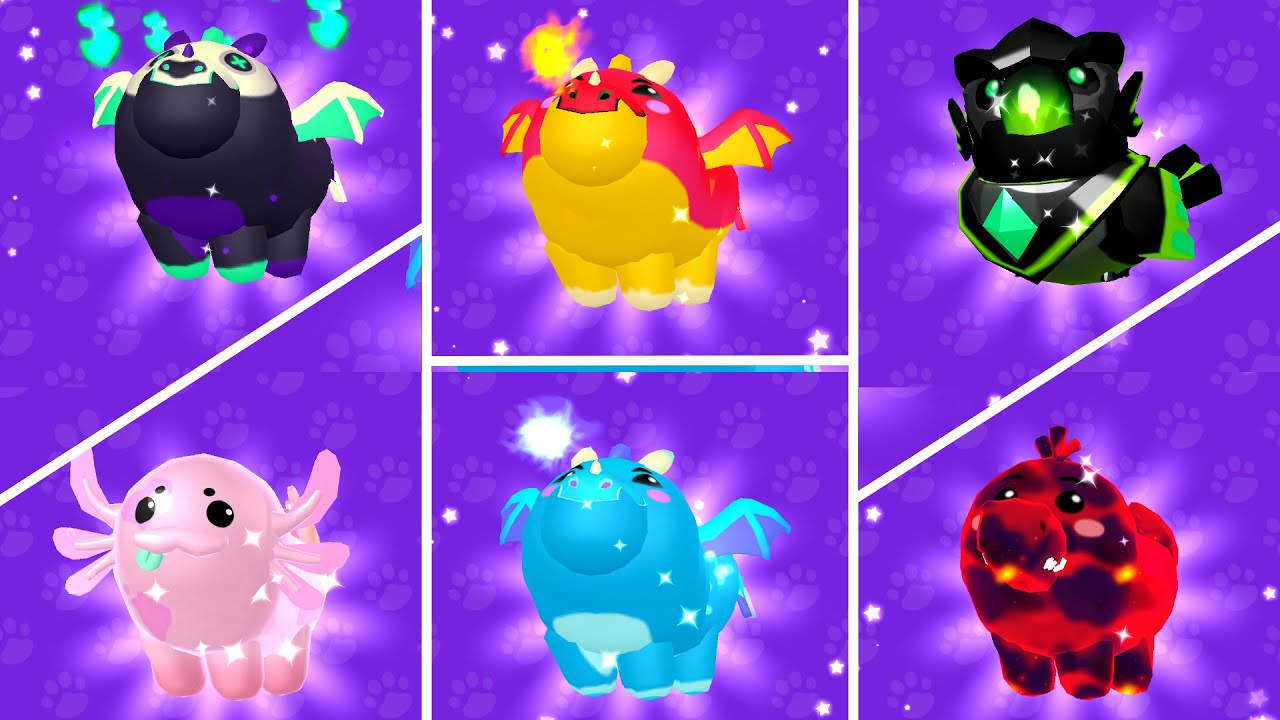 Alligator // Frost Dragon // Axolotl Dark Dragon // Neon Falcon
