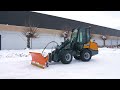 GIANT kniklader G2700 in de winter - Veenstra Mechanisatie