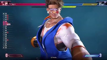 SF6 Demo -  Midscreen Luke combo - Modern controls