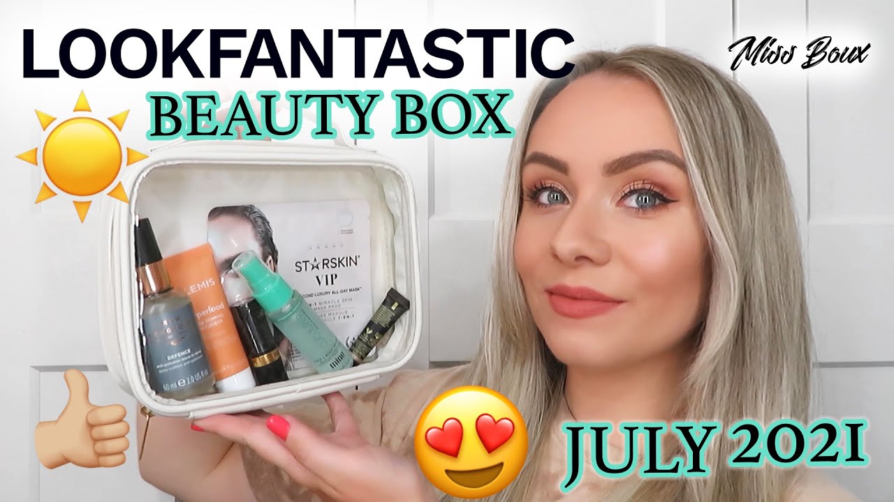 *SPOILER* LOOKFANTASTIC JULY 2021 BEAUTY BOX UNBOXING WANDERLUST