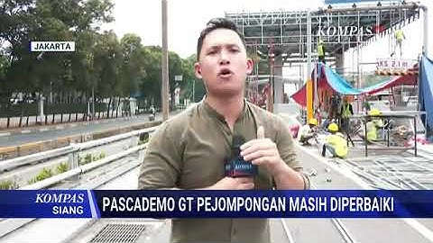 Masih Ditutup, Begini Progres Kondisi Perbaikan Gerbang Tol Pejompongan