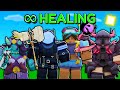 The Ultimate HEALING SQUAD In Roblox Bedwars!