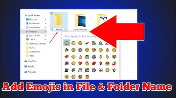How To Add Emojis in Files and Folders  Name in Windows 10 | Tech Solution