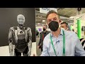 First in person demo ever of the Humanoid robot Ameca at CES 2022