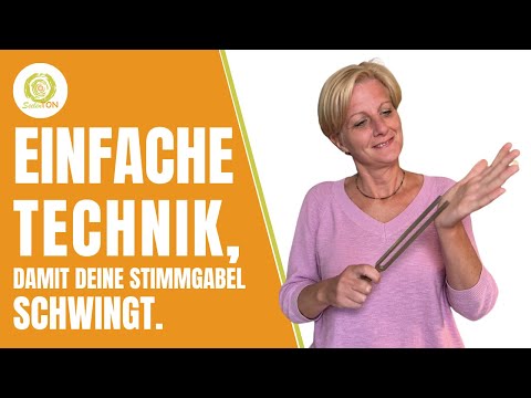 Tipp wie du die Stimmgabel richtig abschwingst und 4 Möglichkeiten zum Abschwingen am Körper