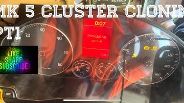 Vw mk5 cluster cloning with autel