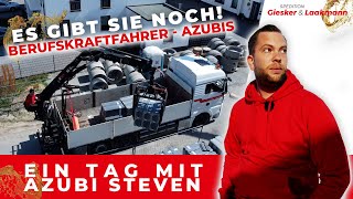 Es gibt sie noch  BerufskraftfahrerAzubis  Ein Tag mit Steven