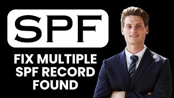 NEW! How to Fix Multiple SPF Records Found (2025) 🛠️ | Avoid SPF Fail & Improve Email Deliverability
