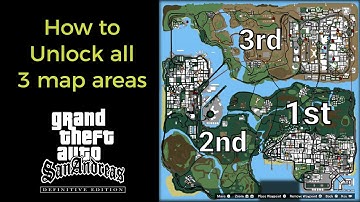 GTA: San Andreas - The Definitive Edition 4K - How to unlock Full Map