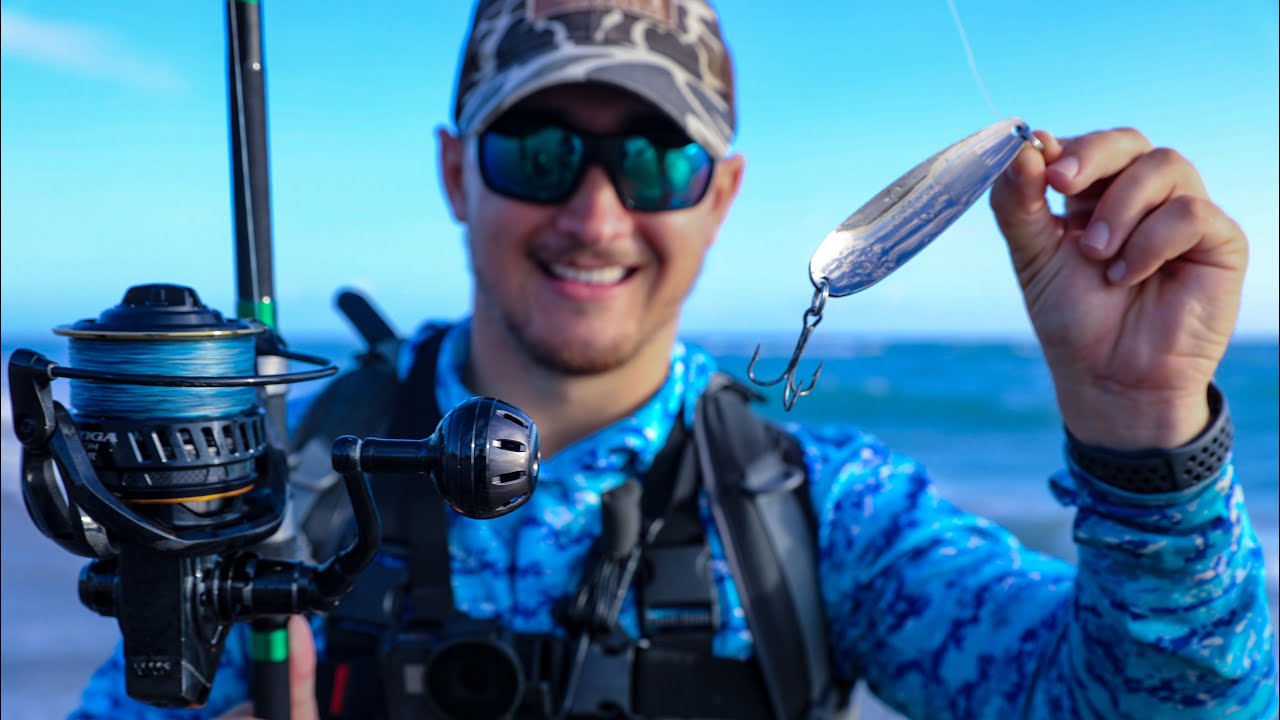 Fishing With Big Spoons From the Beach 