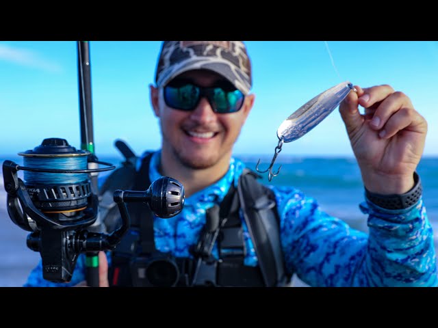 Fishing With Big Spoons From the Beach 