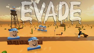 Trying  the Team Death Match in Evade (Roblox) ☃