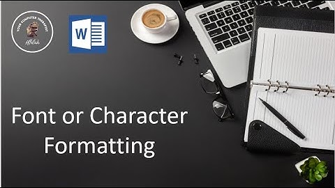 Font Formatting|Character Formatting in MS Word (Urdu/Hindi)