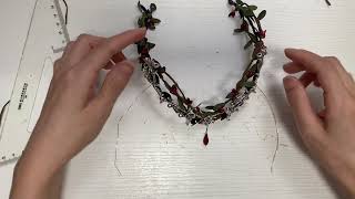 How to make a Moon Woodland Tiara elf Elven Headpiece Fairy Crown 004