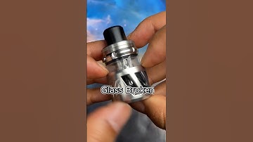 Broken Glass tube Change: How to replace a new bigger 5ml glass tube for vaporesso armour s Itank 2
