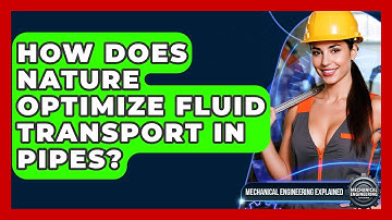 How Does Nature Optimize Fluid Transport In Pipes? - Mechanical Engineering Explained