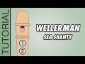 Wellerman sea shanty  recorder tutorial meme song