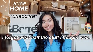 unboxing EVERYTHING i've bought for my home! 📦 Going Solo Diaries EPISODE 2