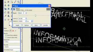 Tutorial Gimp - Texto Efecto Hielo