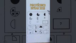 Psicotécnico do Detran 2025 Raciocínio Lógico Responda!