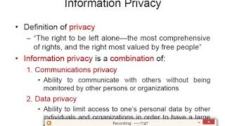 lec 7 part 1(Privacy)