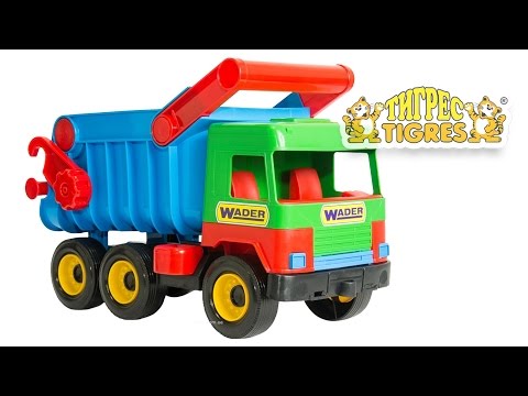 Іграшкова машинка Middle Truck самоскид ТИГРЕС Інтернет магазин дитячих іграшок