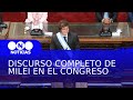 🔴EL DISCURSO COMPLETO DE JAVIER MILEI EN EL CONGRESO image