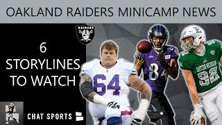 Oakland raiders mini camp starts today, june 11th and there are plenty
of storylines to monitor. the latest news is around maxx crosby, arden
key, da...