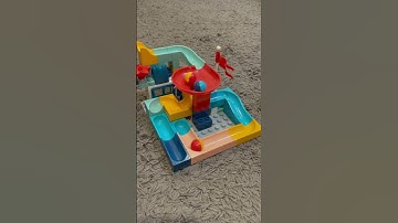 Marble Run Slide 🔵 Oddly Satisfying Build Your Own Blocks