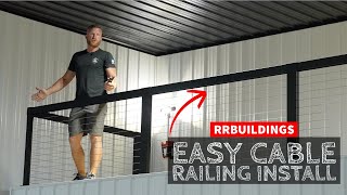 Easiest Cable Rail Installation!  DIY Friendly