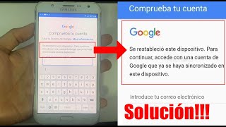 this device was reset to continue sign in with a Google account | Solution 