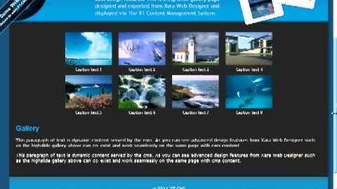 XT-CMS and Xara Web Designer