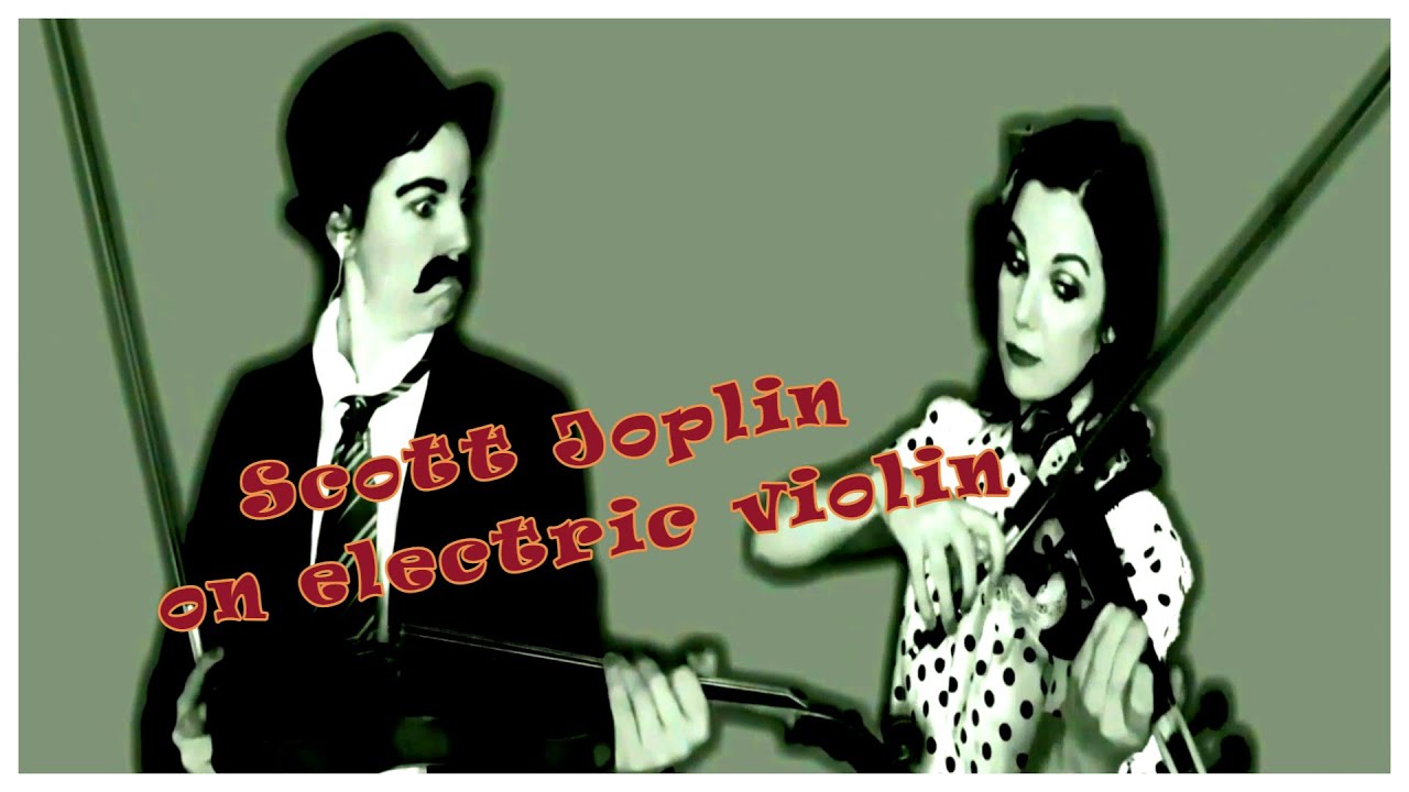 Scott Joplin /Ragtime dance/ Electric violin with classical violin duo ...