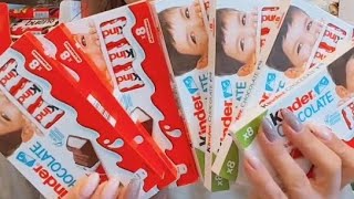 Relax and enjoy this cozy ASMR Kinder Chocolate unboxing 🍫✨