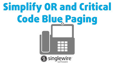 Simplify OR and Critical Code Blue Paging