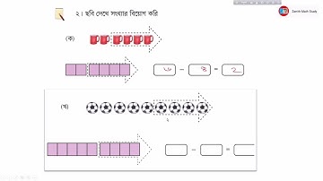 পাঠ ৪ | Class 1 math Bioger Dharona | প্রথম শ্রেণি গণিত বিয়োগের ধারণা