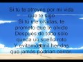 Si tu te atreves - Luis Miguel con letra