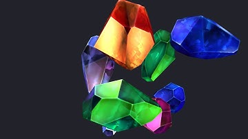 Crystal surface shader demo.