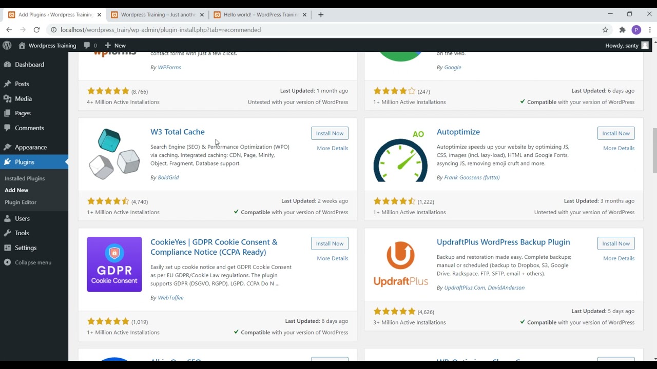 WordPress Plugins | WordPress Step By Step Online Tutorial 2021 | WordPress
