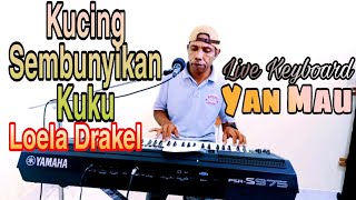 Kucing Sembunyikan Kuku ( Loela Drakel) Live Keyboard Yan Mau.