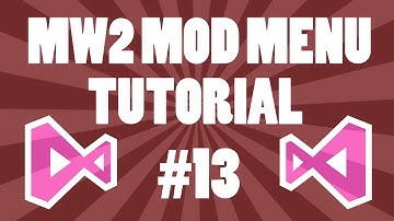 How To Make A MW2 TU8 Mod Menu - Pt.13 - Vertical Newsbar