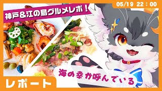 【レポート】「神戸＆江の島のグルメレポ」オリエンタルホテルALL FLAGS・天麩羅 えびのや・鎌倉波平✨【ケモノVtuber #配信するぅ】 #食レポ #ケモノvtuber