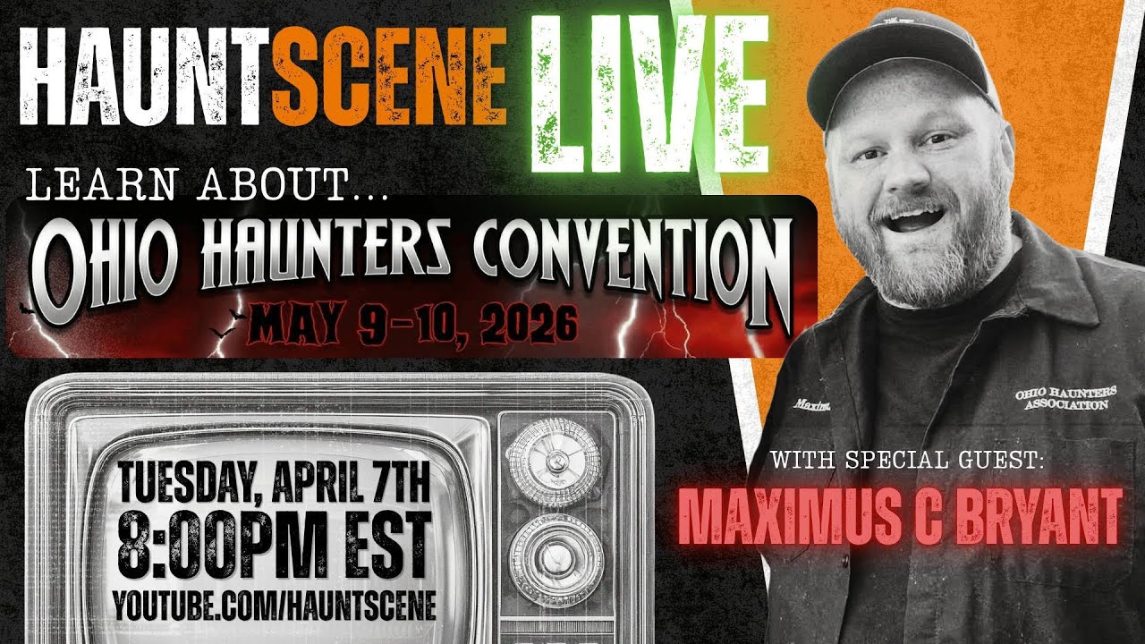 HauntScene Live - Special Guest Maximus talks the Ohio Haunters Convention!