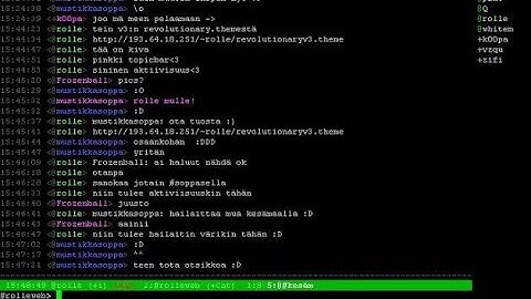 Hackers Chat 2022 IRSSI/IRC